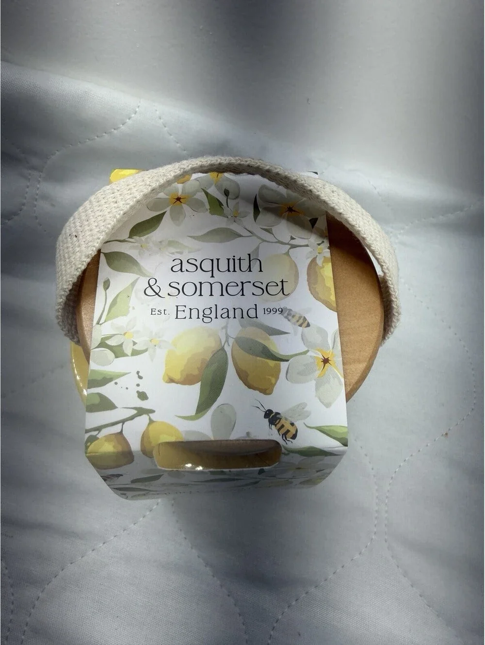 NEW Asquith & Somerset Bee-utiful Honey Lemon Body Scrub & Brush Set 15.87oz